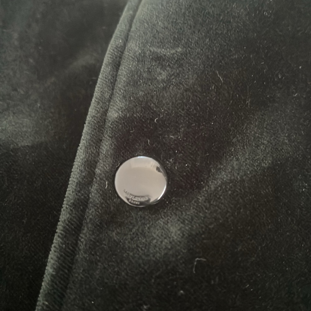 Saint Laurent Men's Velvet Logo Teddy Jacket - Picture 10 of 16
